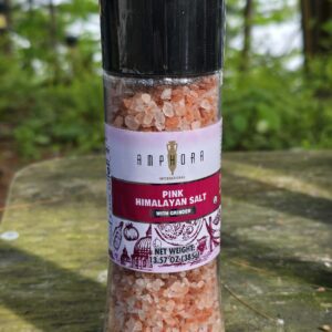 Amphora International Pink Himalayan Salt – 13.57 oz (385g) Grinder