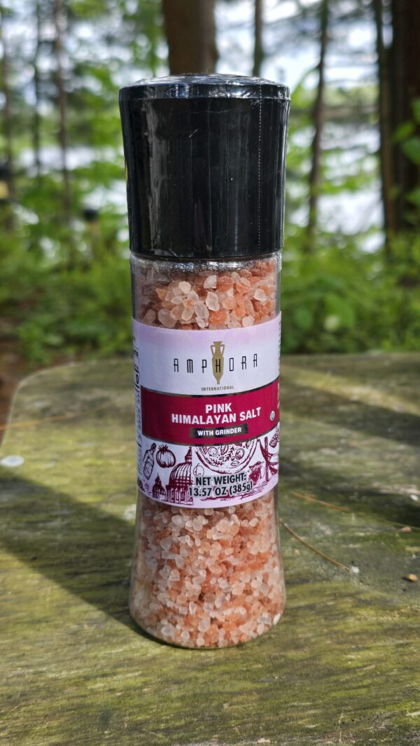 Amphora International Pink Himalayan Salt – 13.57 oz (385g) Grinder