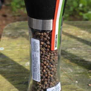 Bisetti Imported Black Peppercorns Grinder – Product of Italy