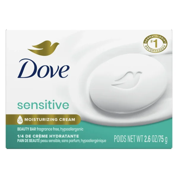 Dove Sensitive Skin Beauty Bar – 2.6 oz
