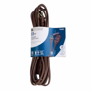 Indoor Extension Cord – 6 ft, 3-Outlets
