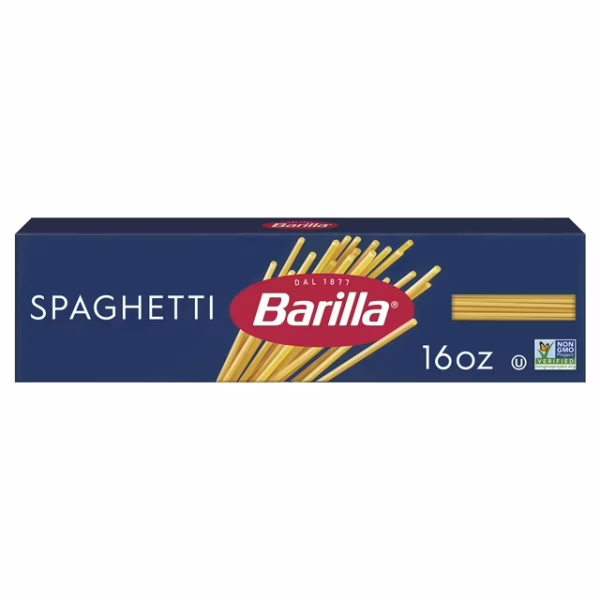 Barilla Spaghetti – 1 lb (16 oz) Box